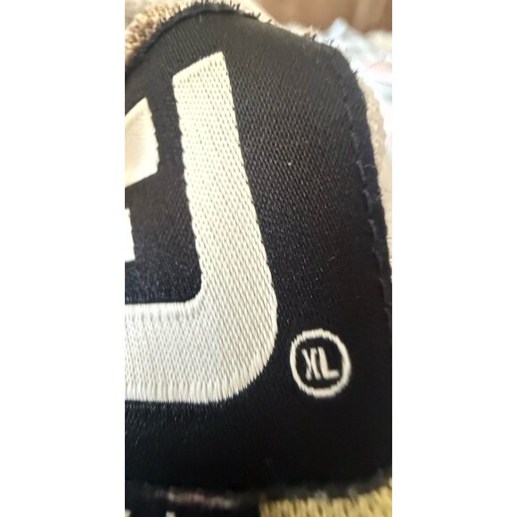 FootJoy Mens XL Golf Polo Wicking Polyester Stretch Striped Yellow And White - Picture 7 of 7